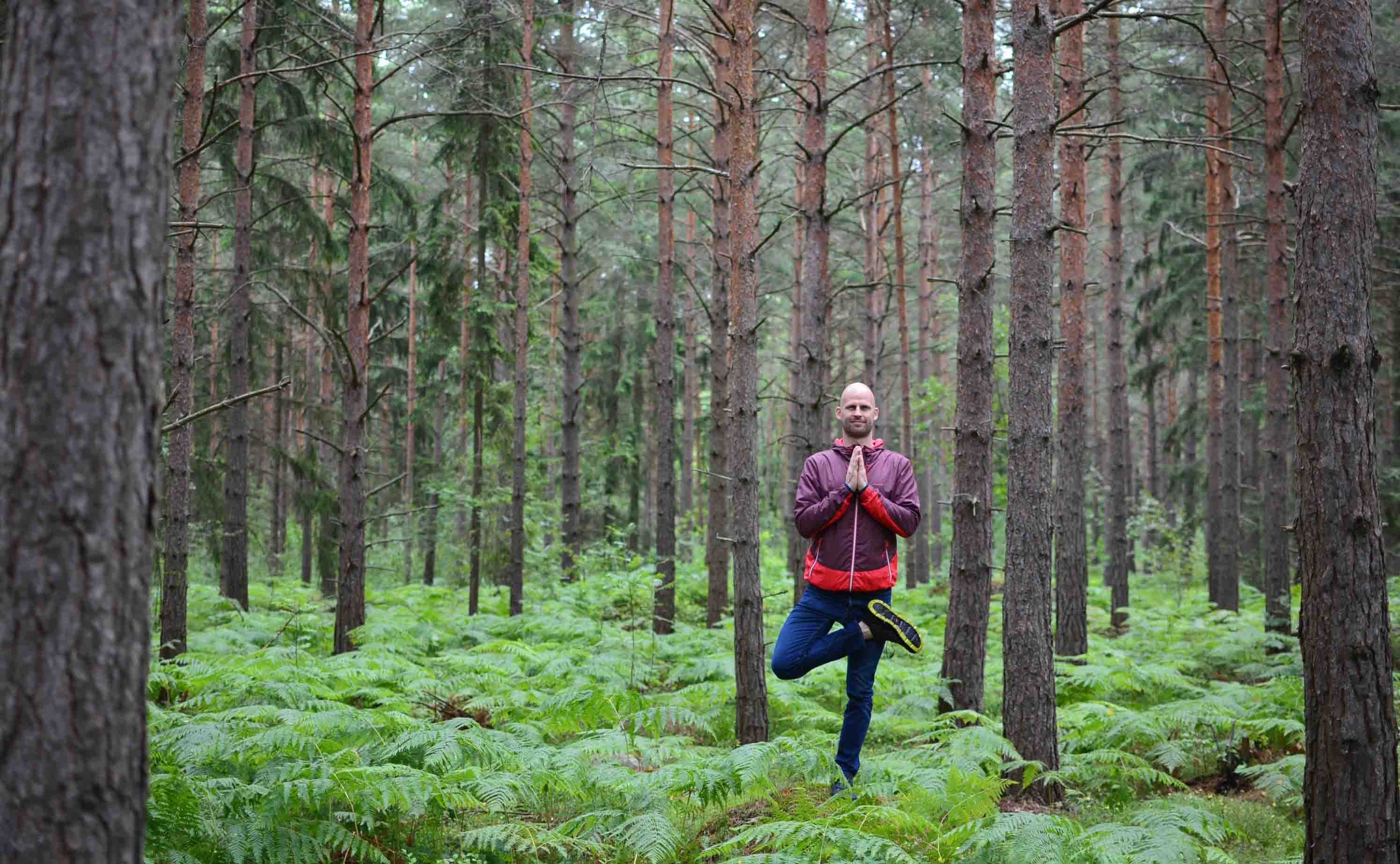 Tree pose yoga - Vrksasana - YOGATEKET