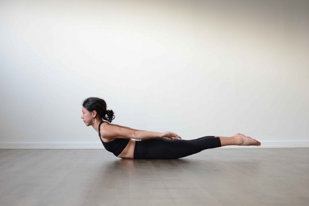 salabasana yoga posture